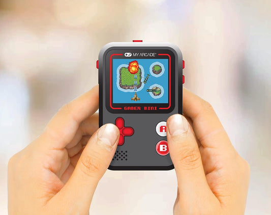 My Arcade Gamer Mini Classic Gaming System 160 Games - Black & Red