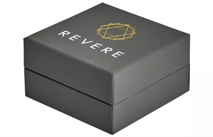 Revere 9ct Gold Hexagon Creole Hoop Earrings