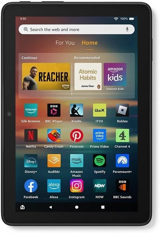 Amazon Fire HD 8 (12th Gen) 8" Tablet – 32GB, Wi-Fi, Black