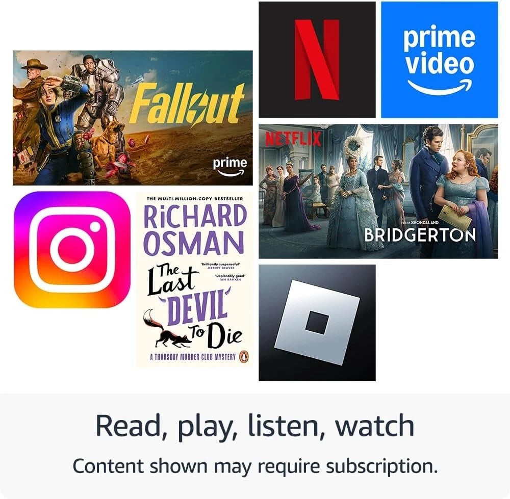 Amazon Fire HD 8 (12th Gen) 8" Tablet – 32GB, Wi-Fi, Black