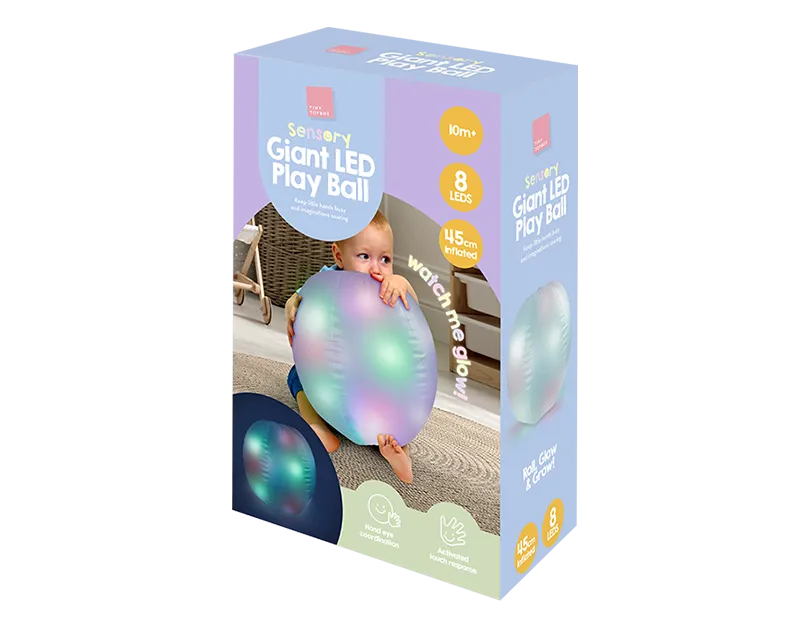 Giant Sensory Light Up Ball For Baby And Toddlers 10m+ With Led Lights