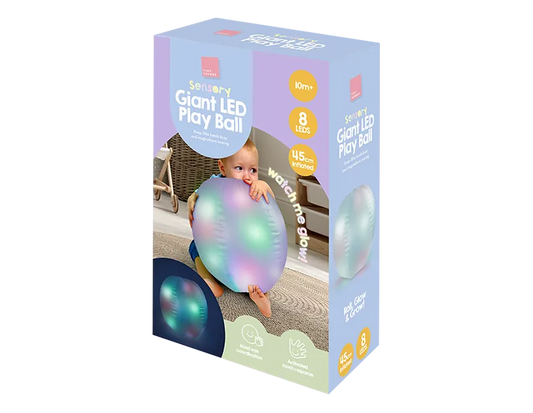 Giant Sensory Light Up Ball For Baby And Toddlers 10m+ With Led Lights