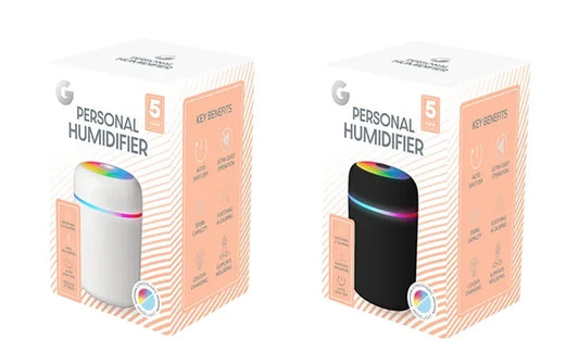 Mini Personal Humidifier For Cars, Bedrooms, Home & Offices With Visible Cool Mist