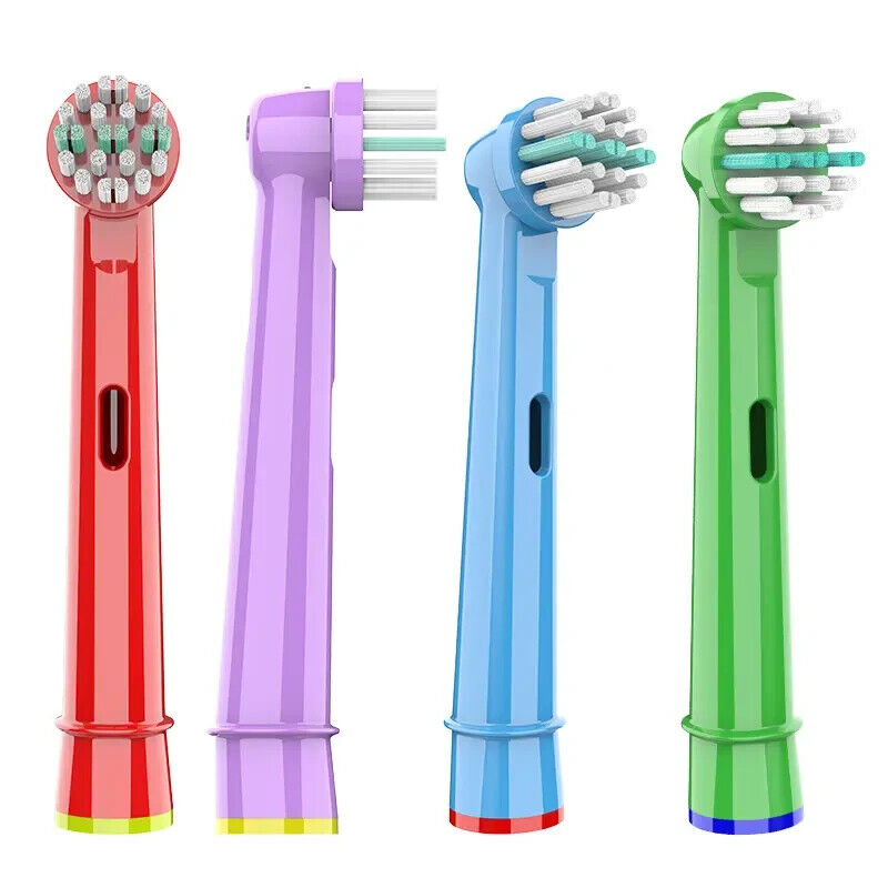 Kids Oral B Compatible Replacement Toothbrush Heads Soft Bristles