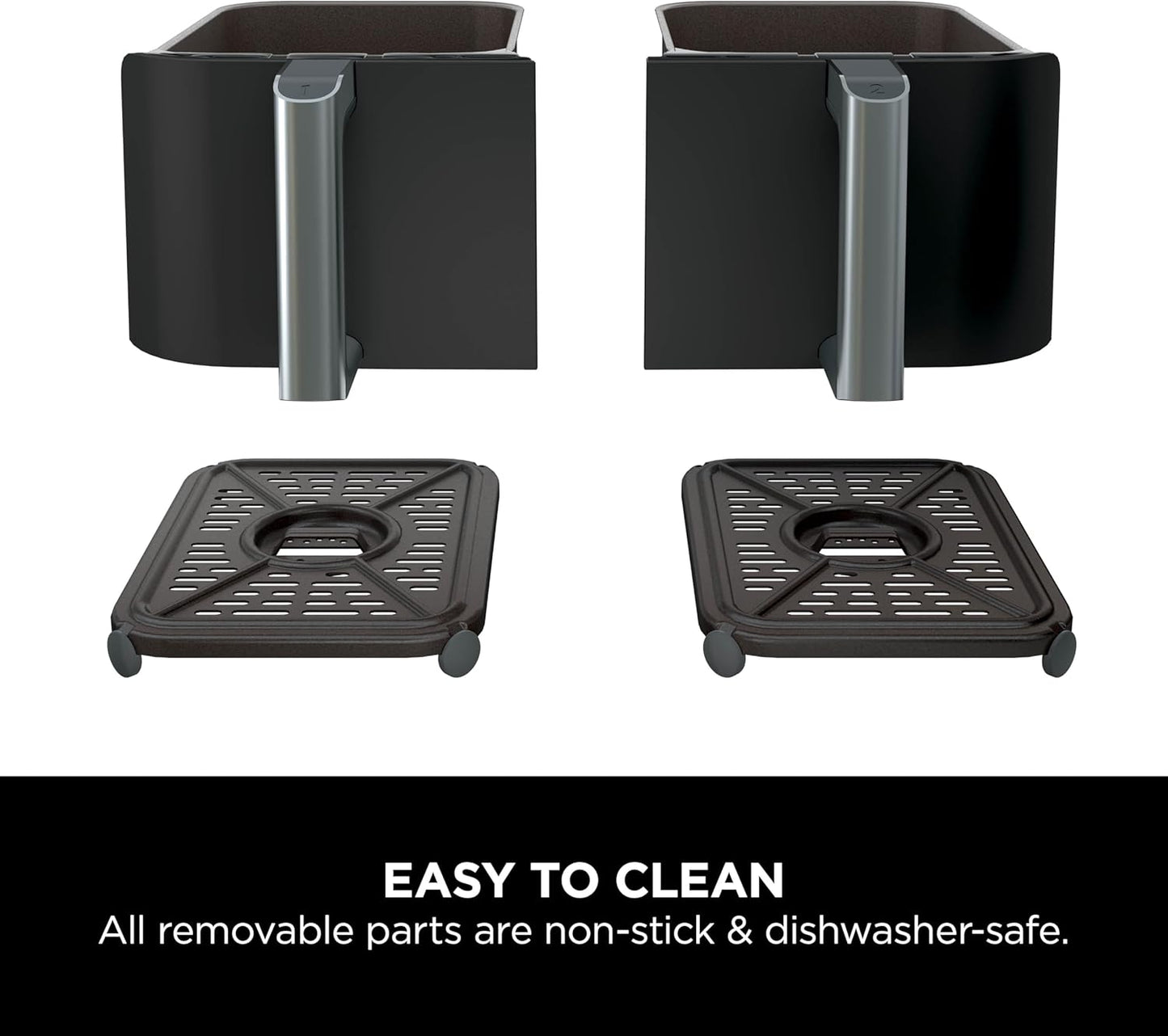 Ninja Foodi AF200UK 4-in-1 7.6L Dual Zone Air Fryer - Black