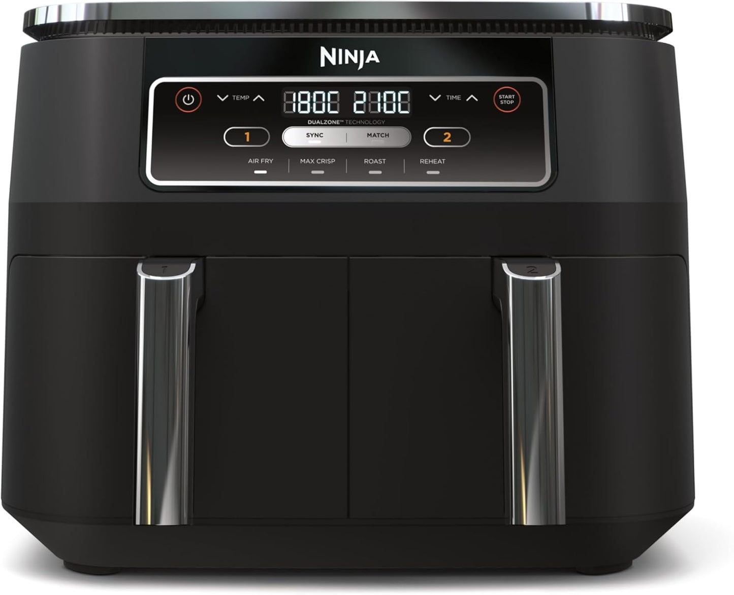 Ninja Foodi AF200UK 4-in-1 7.6L Dual Zone Air Fryer - Black