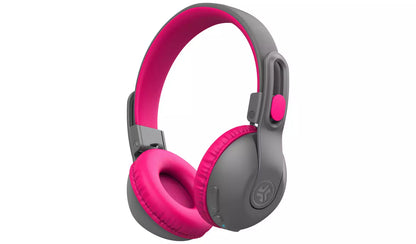 JLab JBuddies Studio 2 Kids Bluetooth Headphones - Grey/Pink