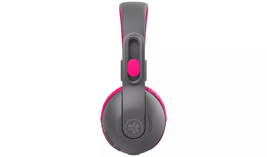 JLab JBuddies Studio 2 Kids Bluetooth Headphones - Grey/Pink