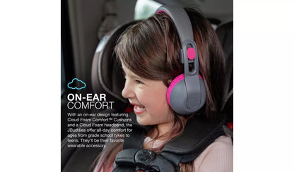 JLab JBuddies Studio 2 Kids Bluetooth Headphones - Grey/Pink