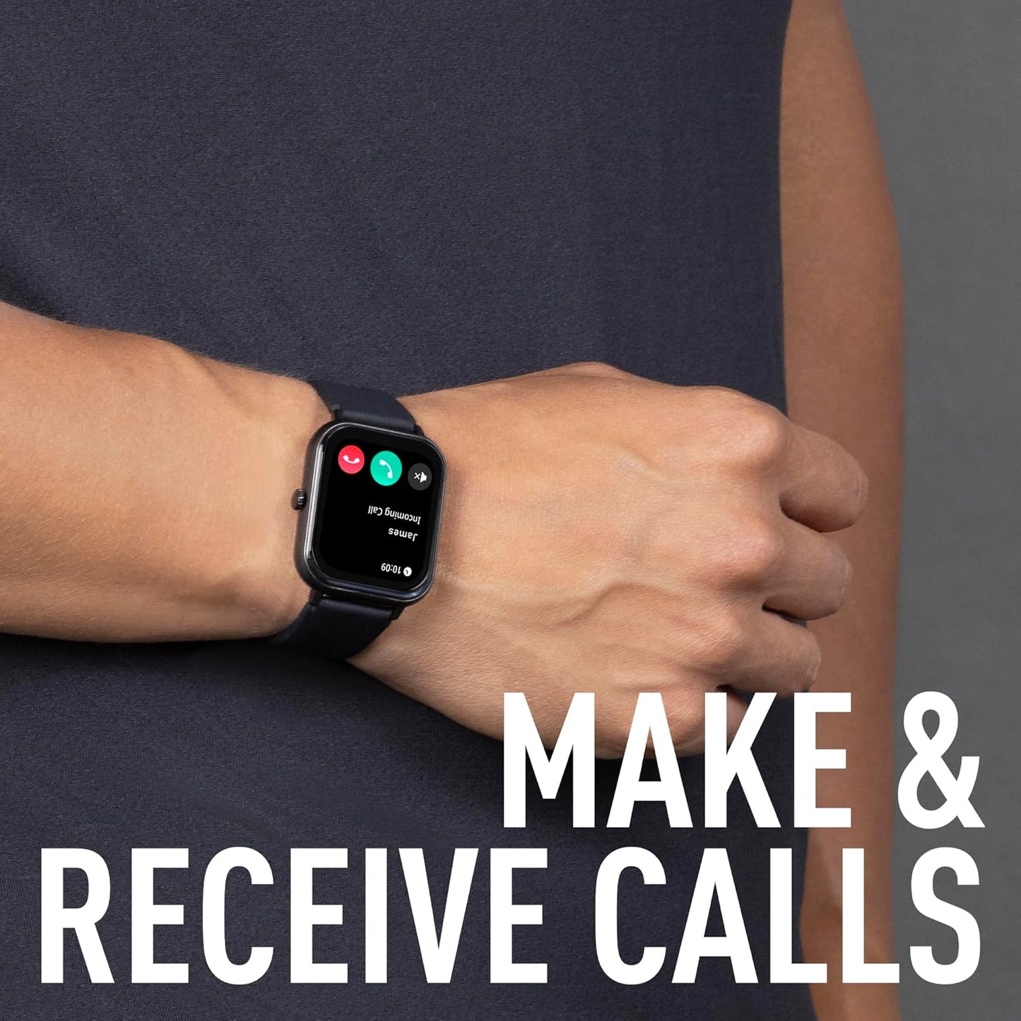 Reflex Active Black Smart Watch