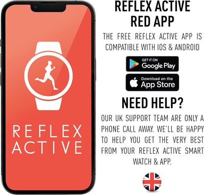 Reflex Active Black Smart Watch